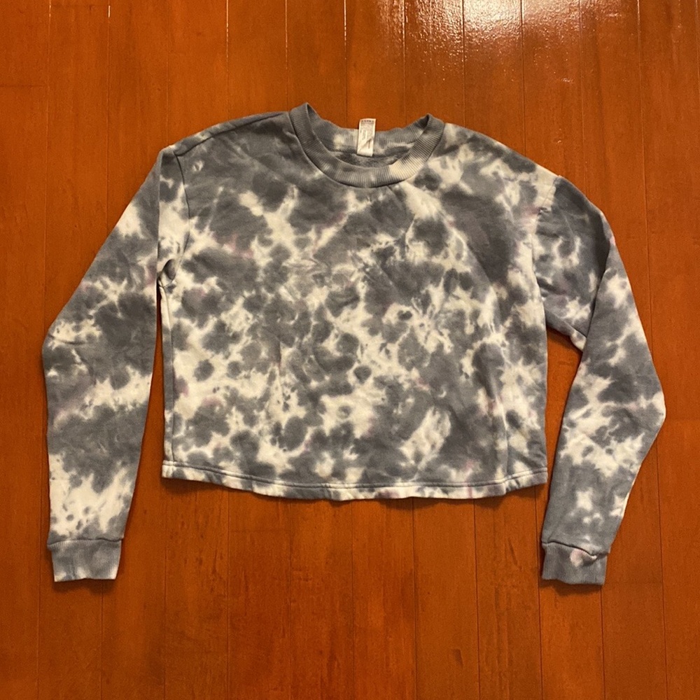 Crop jersey top